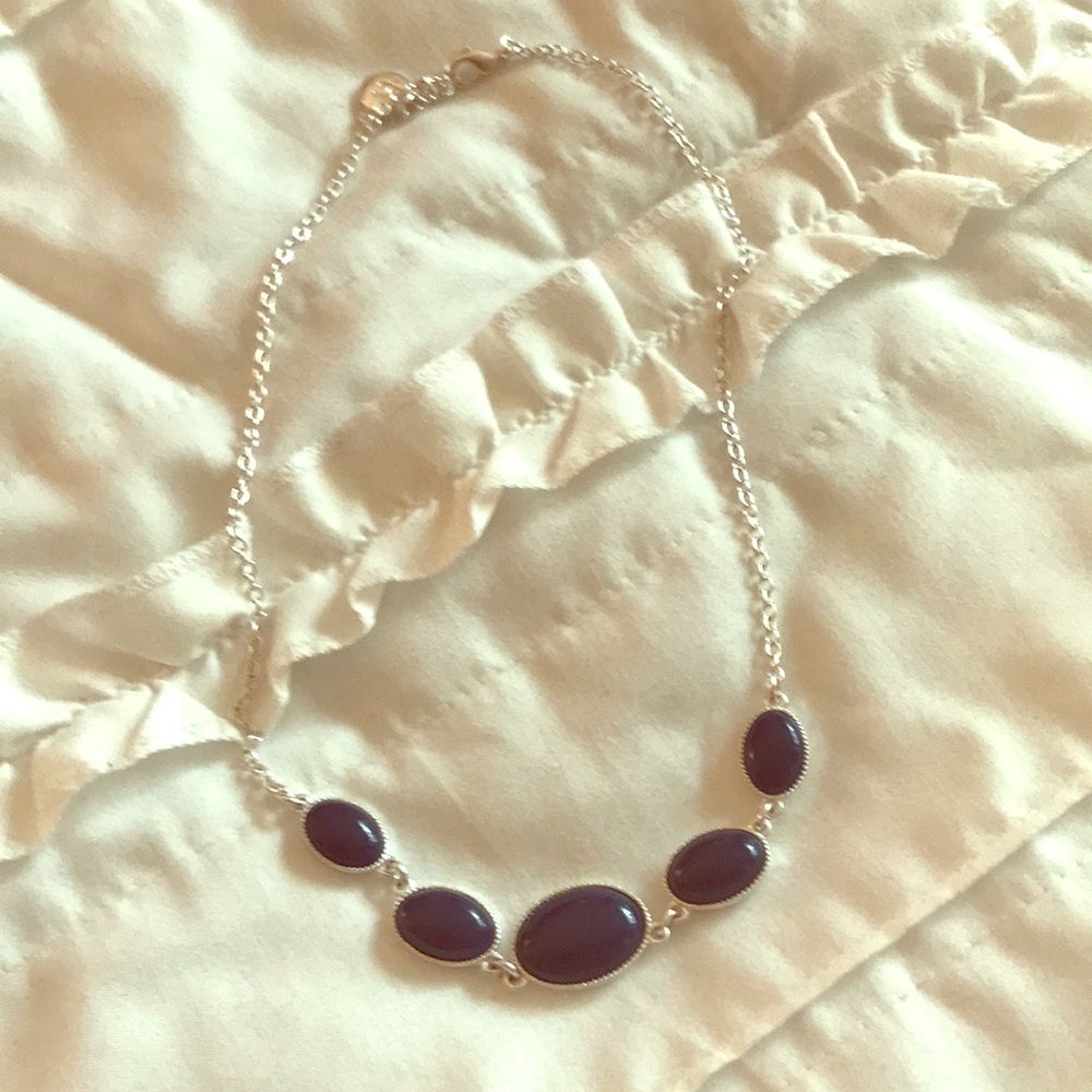 Navy blue necklace